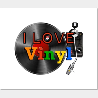 I LOVE VINYL (ver. 002) Posters and Art